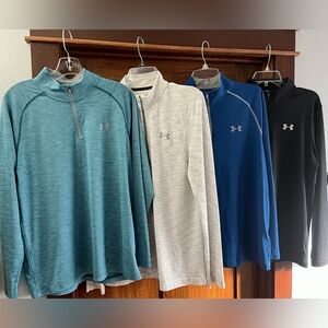 Under Armour Quarter 1/4 Zip Pullovers (Set of 4)